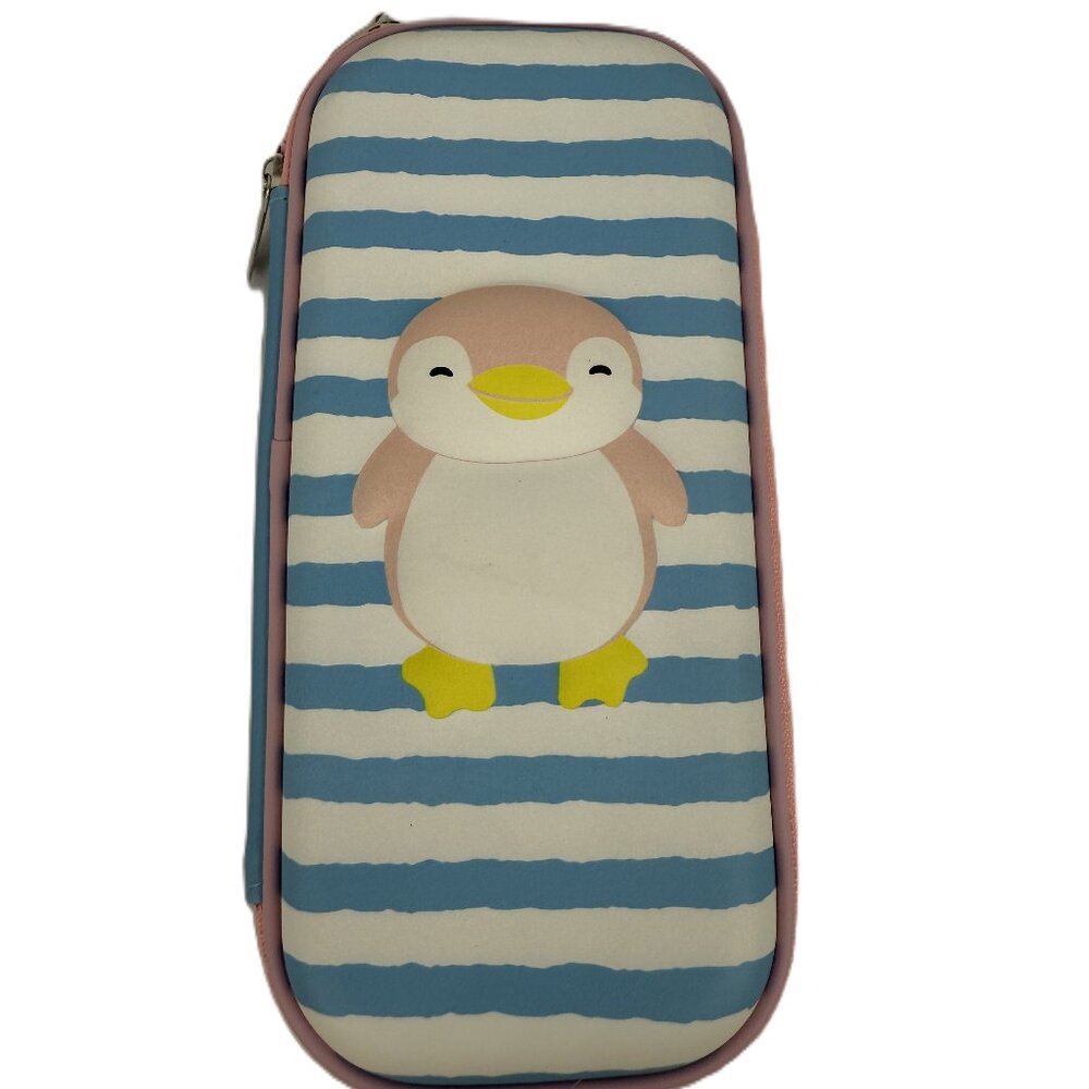 Miniso Pink Penguin Case w/ Ruler